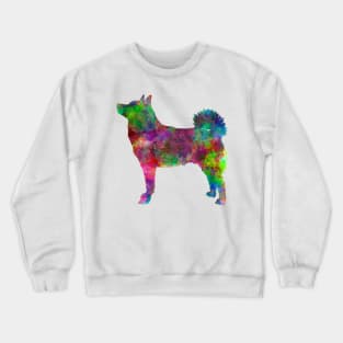 Norwegian Buhund in watercolor Crewneck Sweatshirt